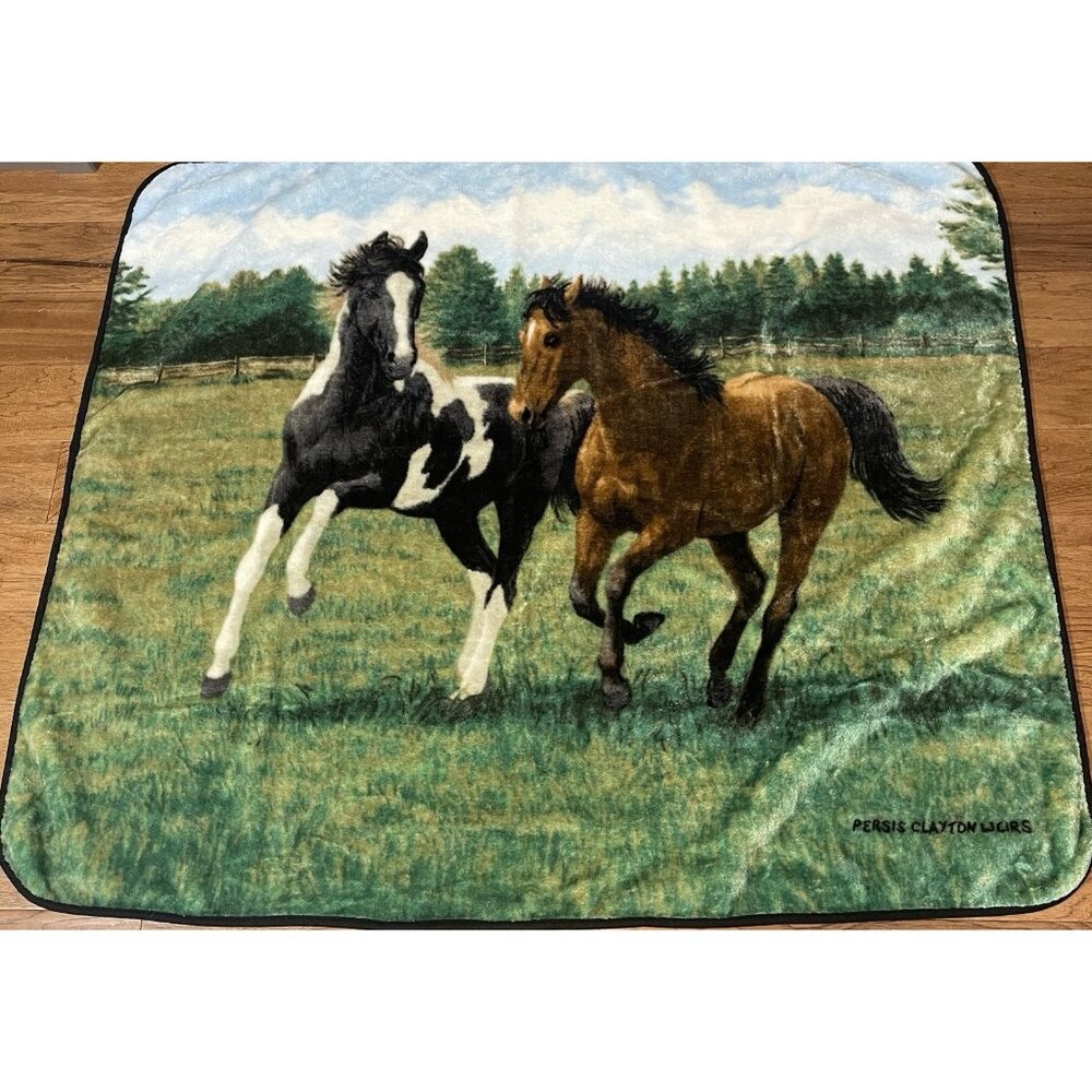 Horse Throw Blanket  Persis Clayton Weirs Northwest Company